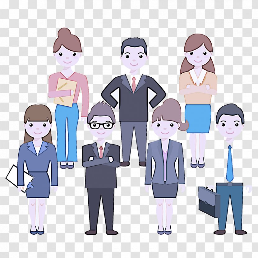 Cartoon Team Clip Art Job Animation - Uniform Employment Transparent PNG