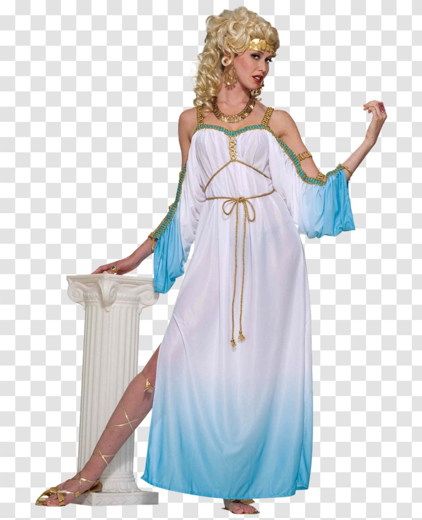Hera Costume Greek Mythology Goddess Clothing - Halloween Transparent PNG