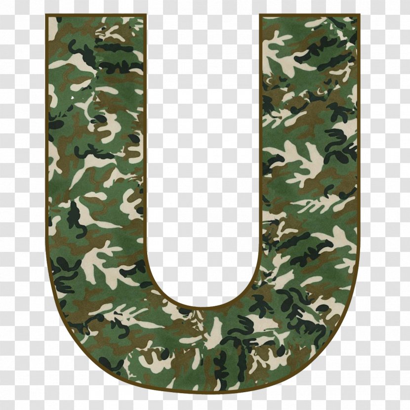 Military Camouflage Letter Alphabet Army - CAMOUFLAGE Transparent PNG