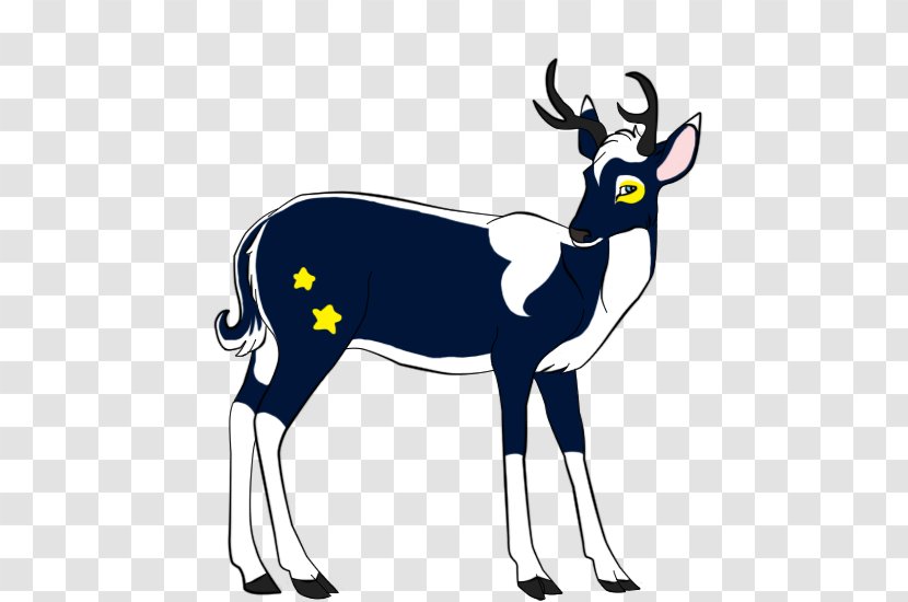 Reindeer Antelope Character Wildlife Clip Art - Fictional Transparent PNG