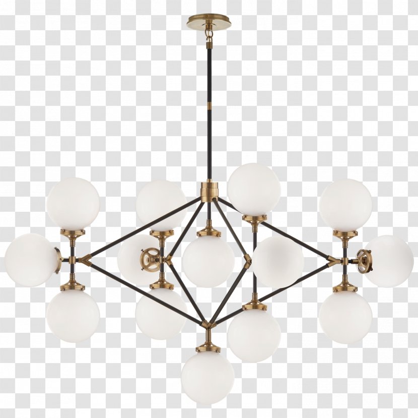 Visual Comfort Bistro Chandelier Ian K. Fowler Light Fixture Lighting - Ceiling - K Transparent PNG