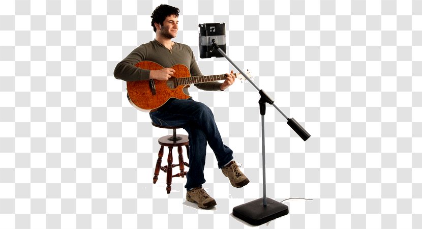 Bass Guitar Acoustic Microphone Musician - Silhouette Transparent PNG
