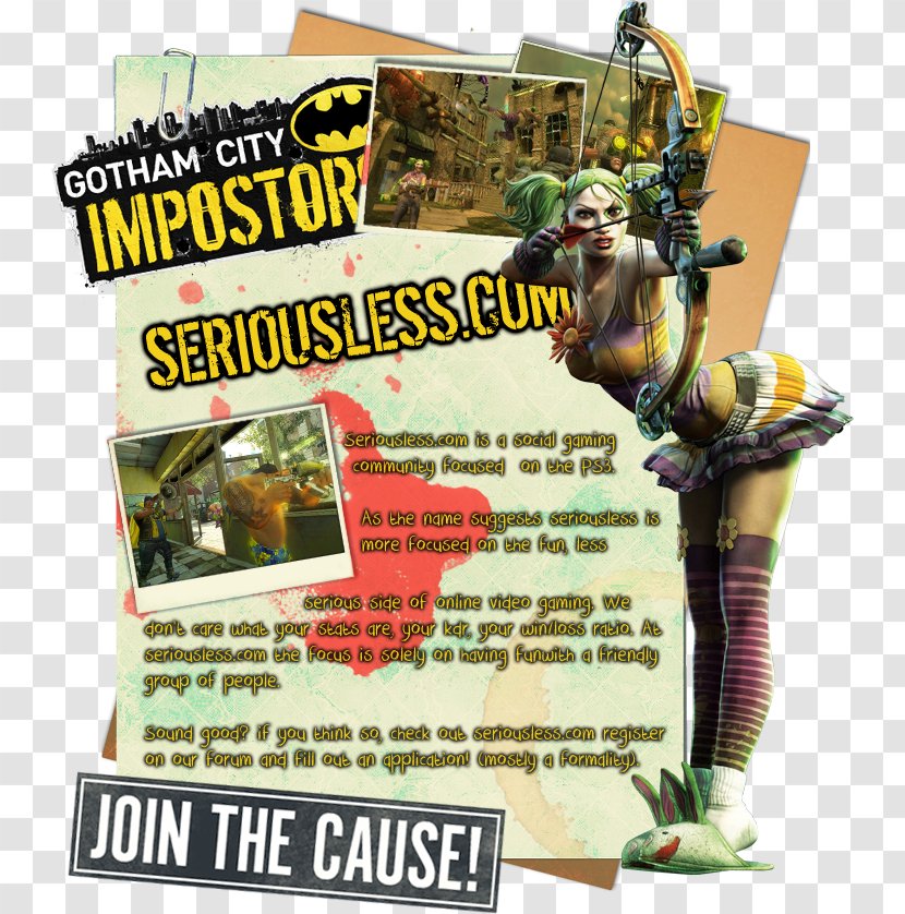 Advertising Gotham City Impostors - Poster Transparent PNG