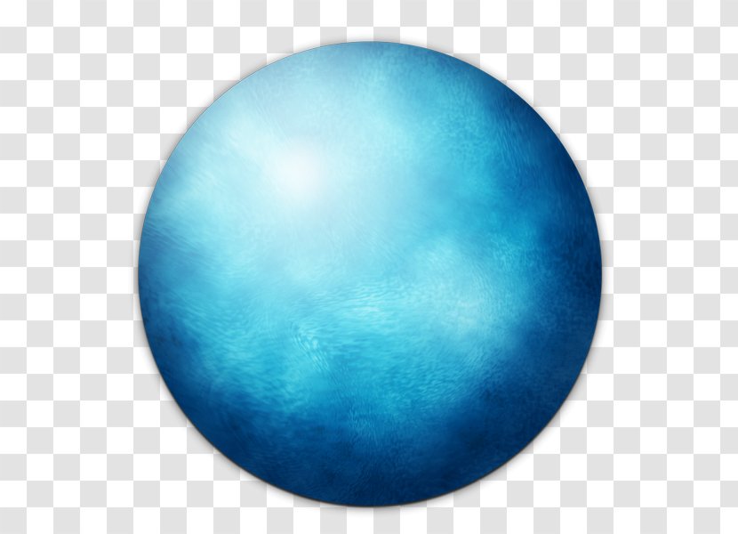 Sphere Orb Blue Moon Transparent PNG