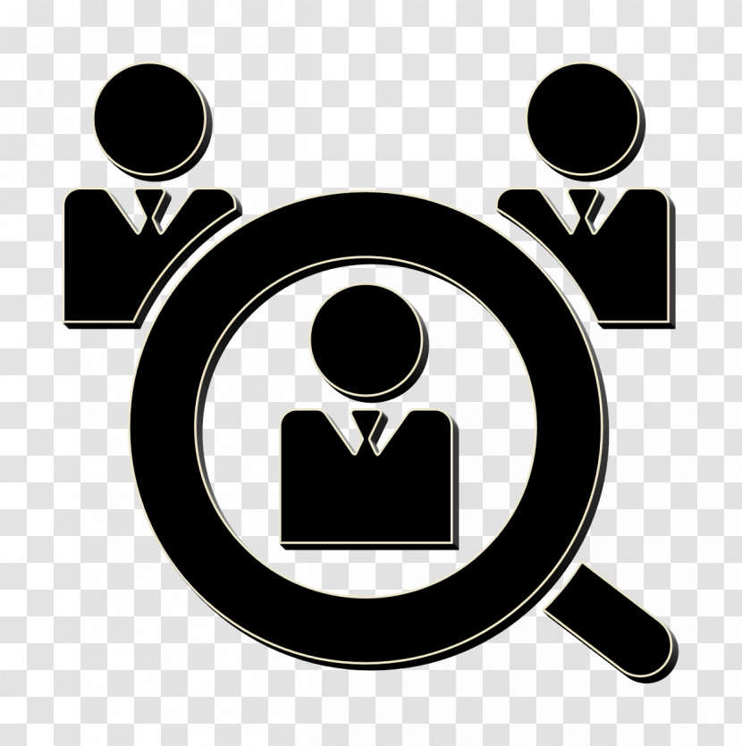 Male Job Search Symbol Icon Search Icon Business Icon Transparent PNG