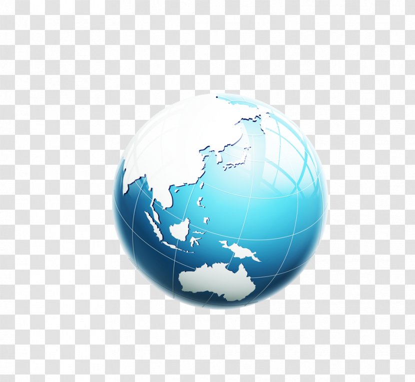 Earth Web Design - Globe - Blue Transparent PNG
