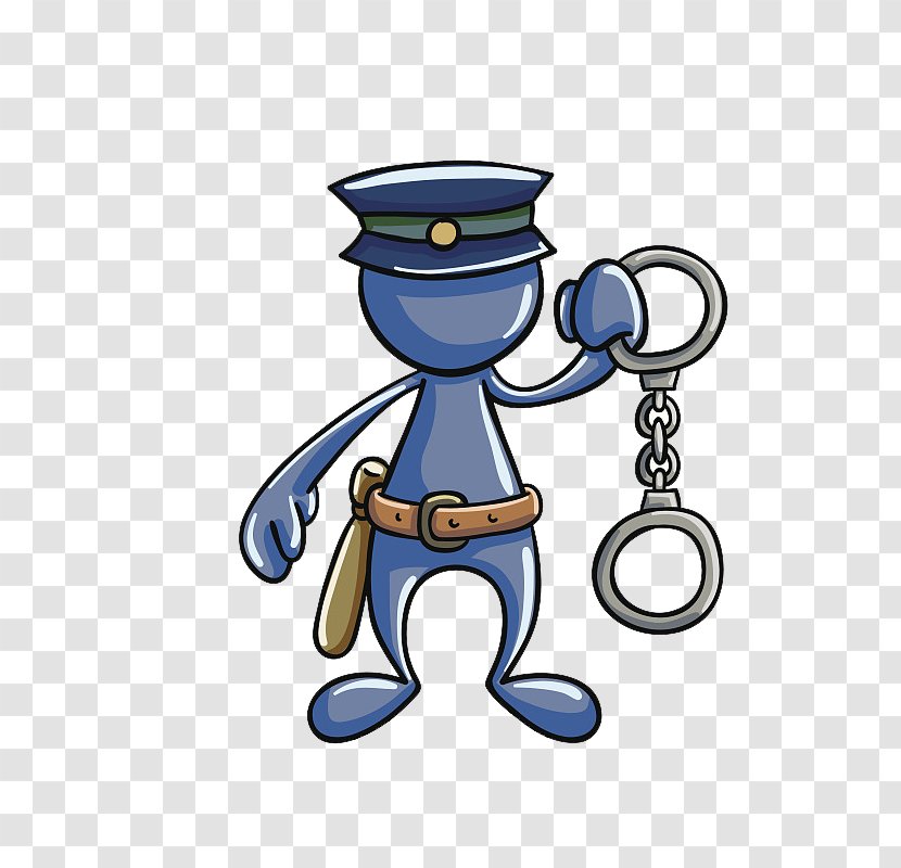 Police Officer Handcuffs - Headgear - With In Their Hands Transparent PNG