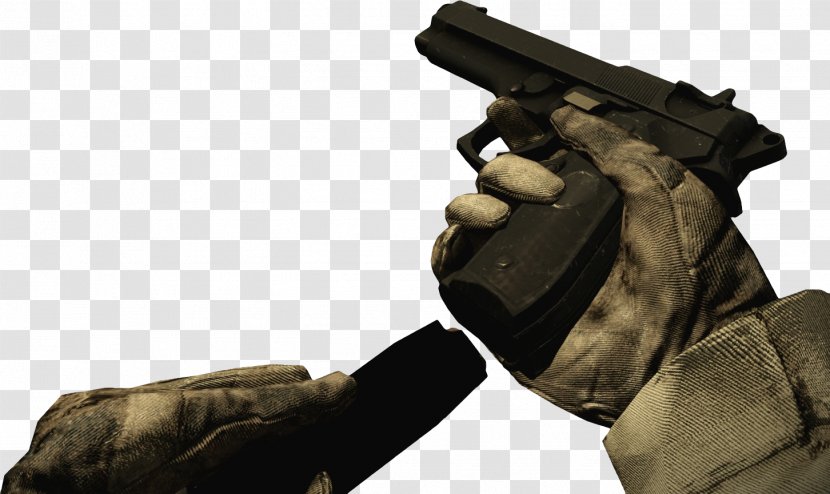 Beretta M9 Battlefield 4 Battlefield: Bad Company 2 Weapon Firearm - Watercolor - Guns Transparent PNG