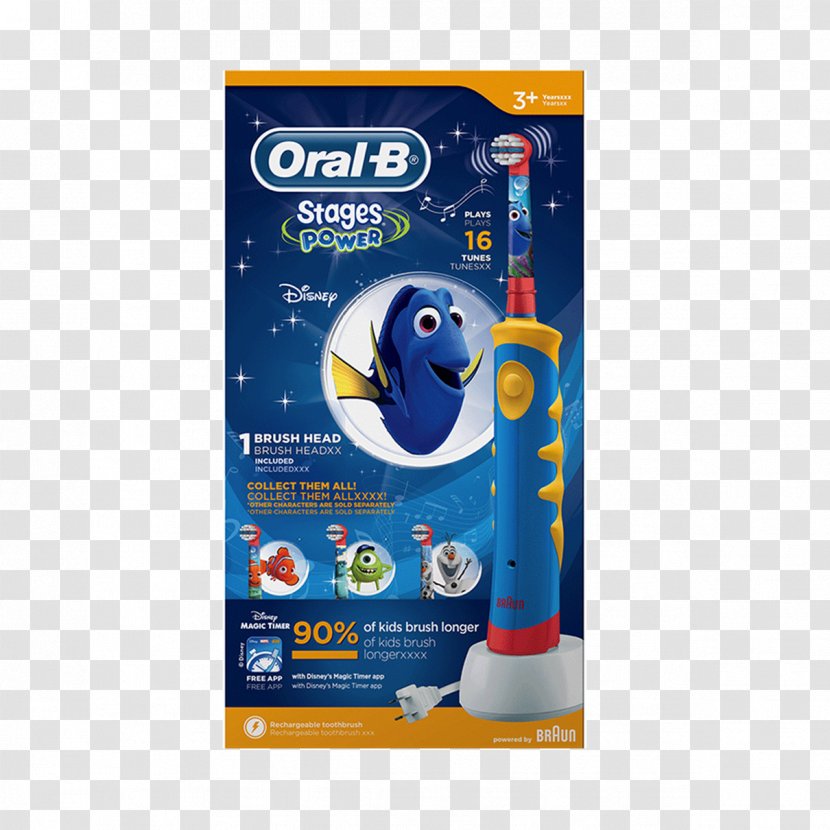 Oral-B Stages Power Kids Rechargeable Electric Toothbrush Child - Dentistry Transparent PNG