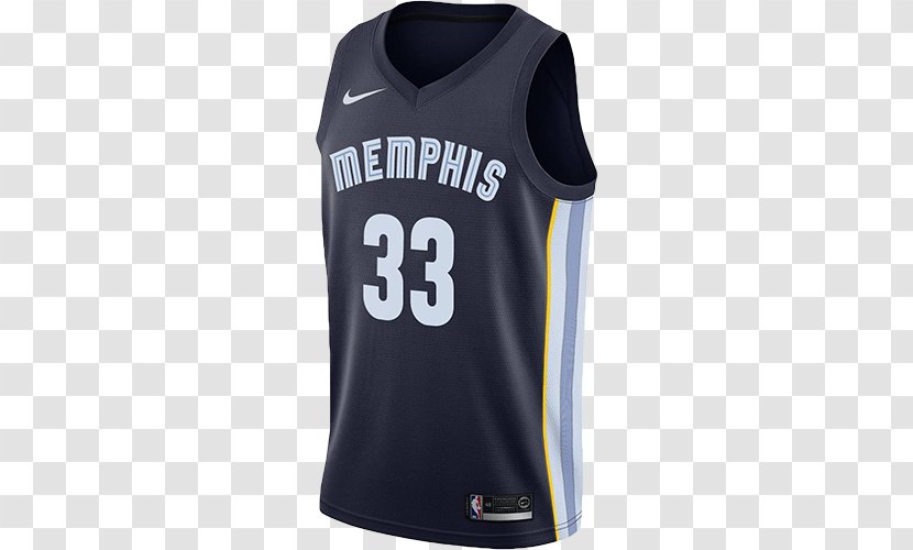 Sports Fan Jersey T-shirt Memphis Grizzlies NBA - Sleeve Transparent PNG