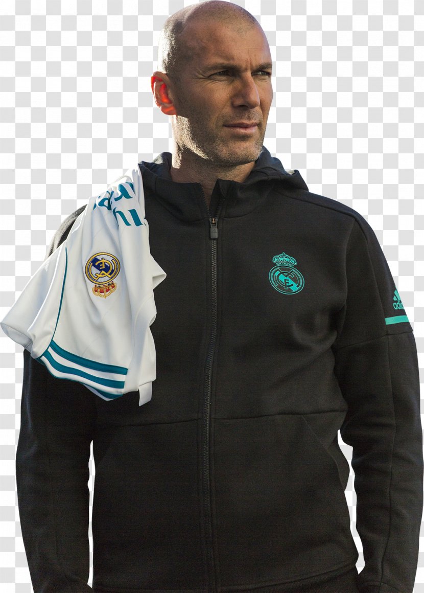 Zinedine Zidane Real Madrid C.F. UEFA Champions League La Liga Coach - Sweatshirt Transparent PNG