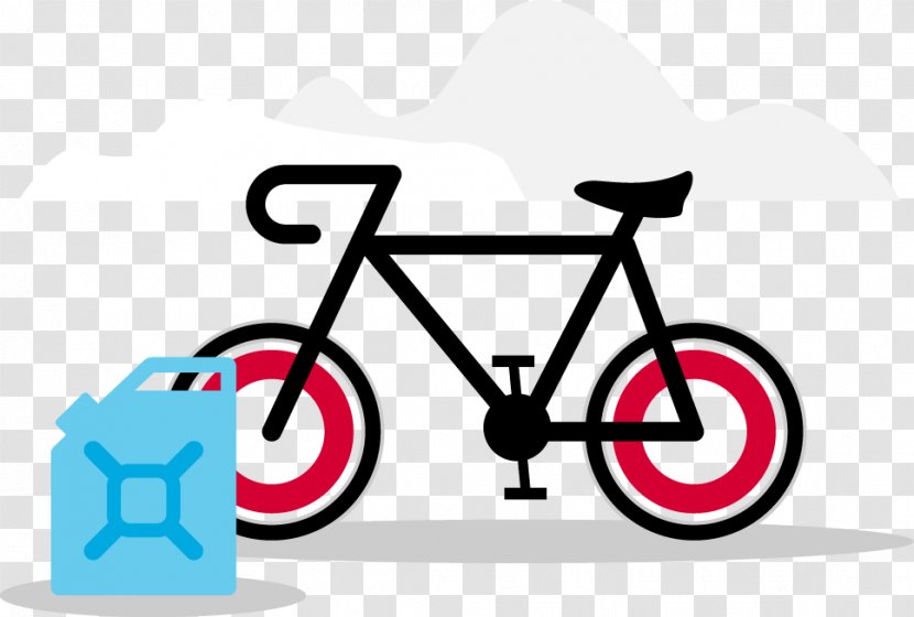 Bicycle Frames Wheels Saddles Road Clip Art - Sports Equipment Transparent PNG