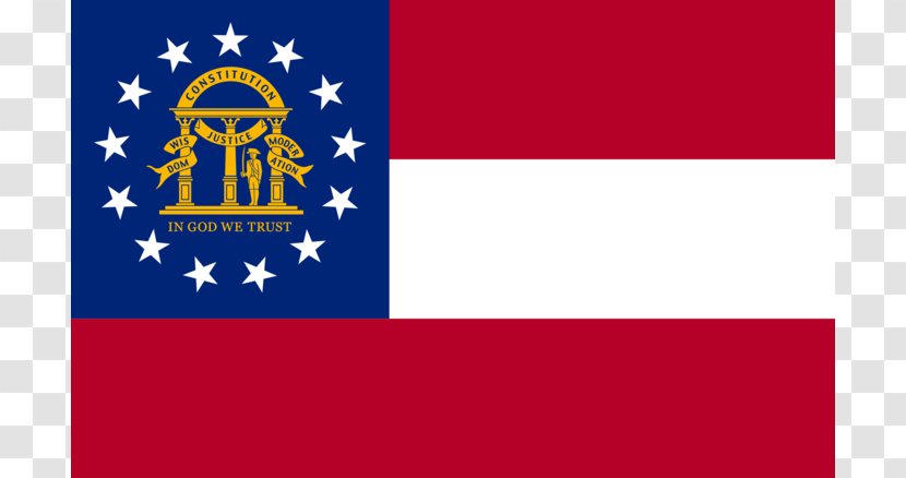 Flag Of Georgia Confederate States America The United - Flags - Southern Colonies Images Transparent PNG