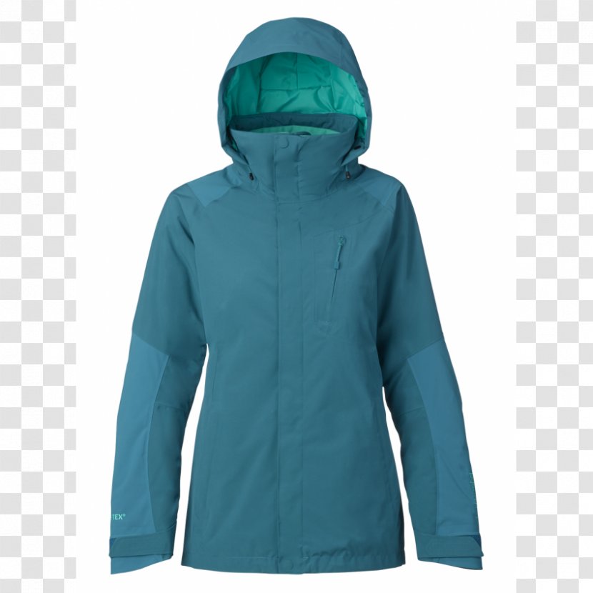 Hoodie Jacket Burton Snowboards Outerwear - Coat Transparent PNG