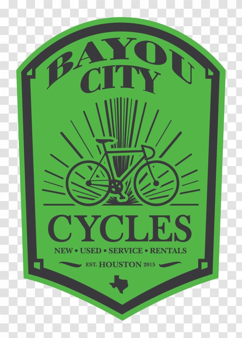 Bayou City Cycles Bicycle Shop Cycling Logo - Symbol Transparent PNG