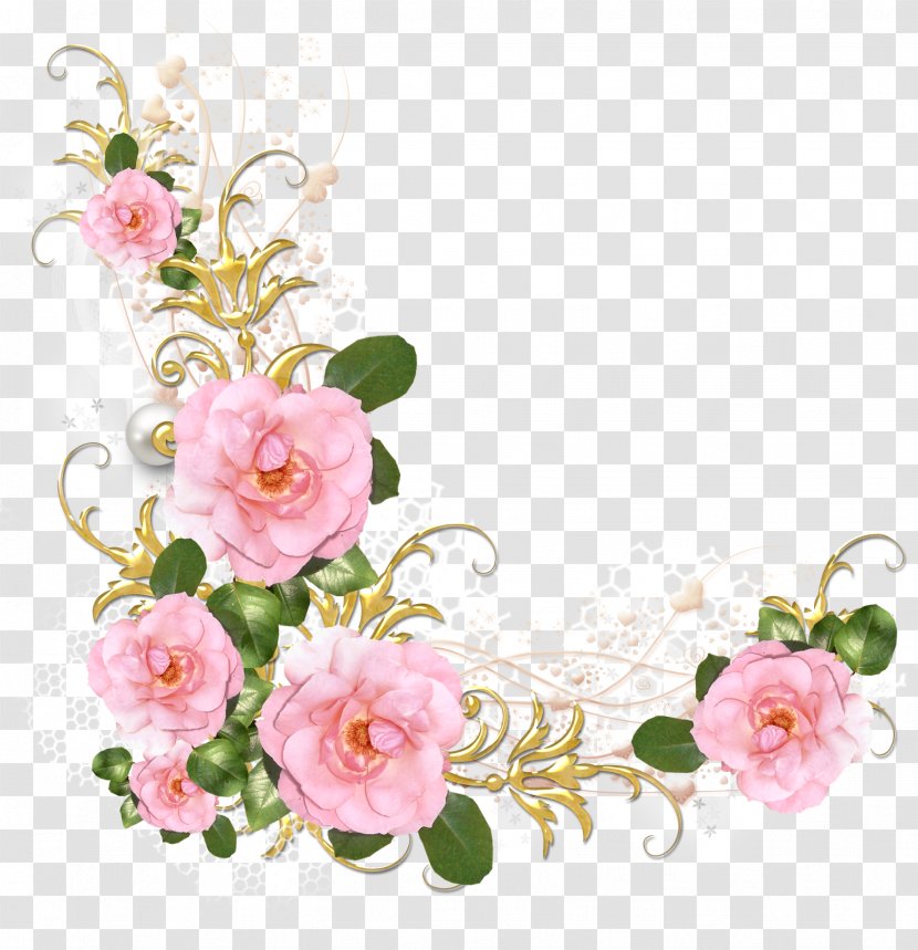 Rose Pink Clip Art - Decoupage - Fuchsia Frame Transparent PNG