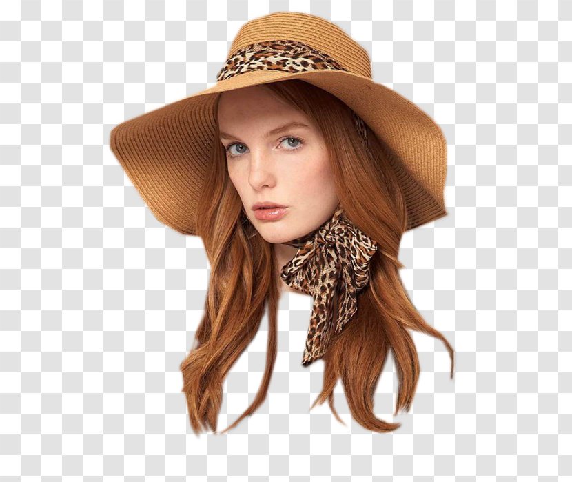 Sun Hat Cowboy Fedora Brown Hair Transparent PNG