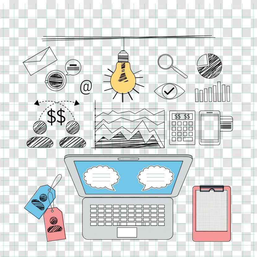 Marketing Plan Business - Technology - Illustration Transparent PNG