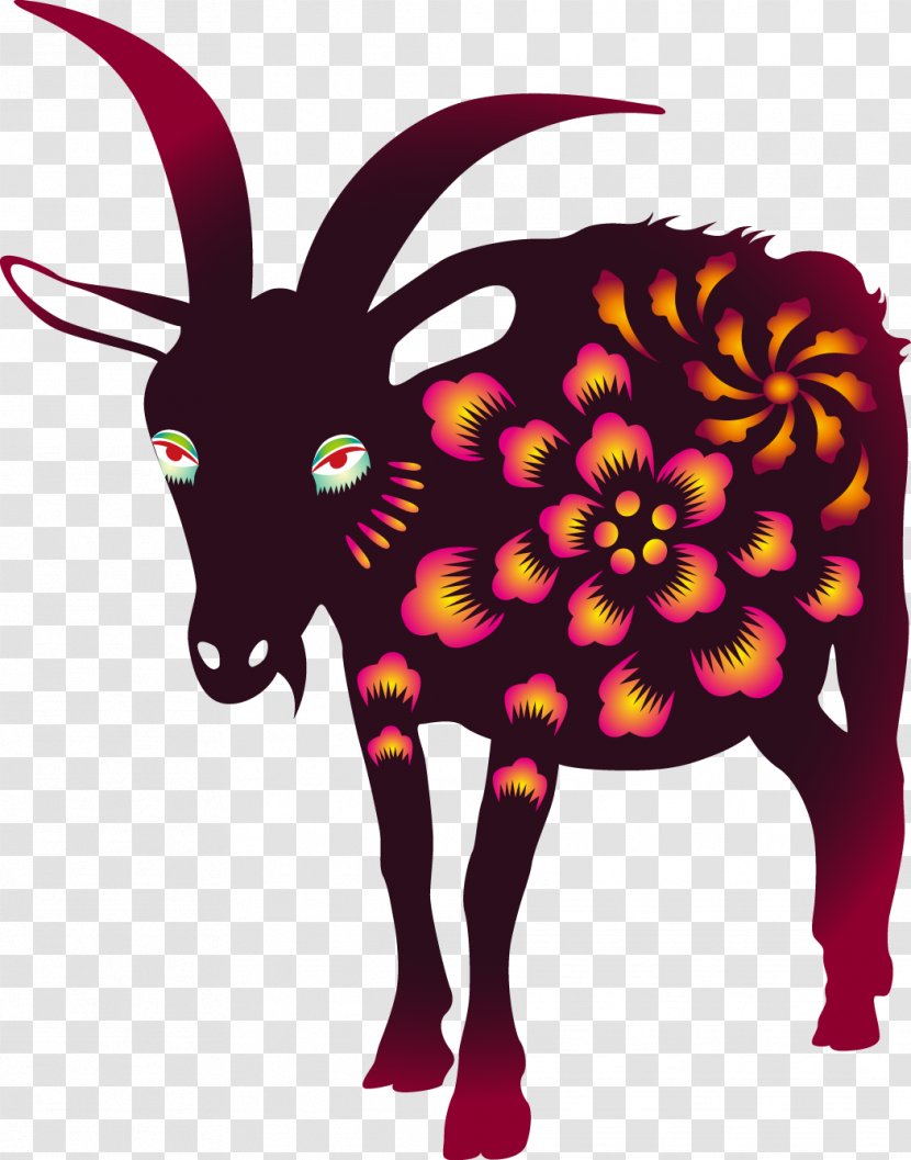 Goat Drawing - Vecteur - A Diagram Transparent PNG