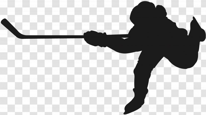 Silhouette Ice Hockey Sport Clip Art - Photography Transparent PNG