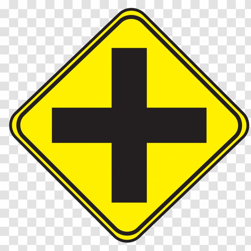 Priority Signs Junction Trail Adhesive Side Road - Traffic Sign - Crossroads Transparent PNG
