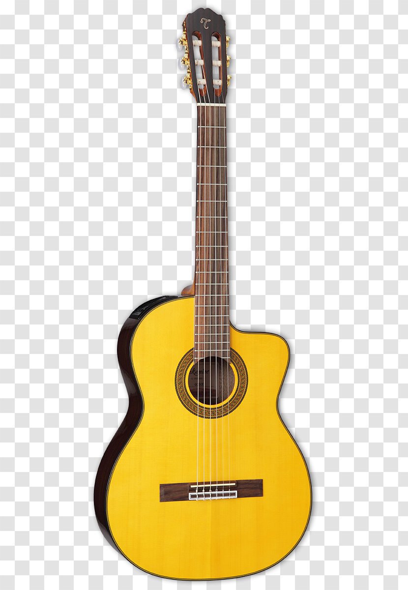 Classical Guitar Takamine Guitars Cutaway Acoustic-electric - Acoustic Transparent PNG