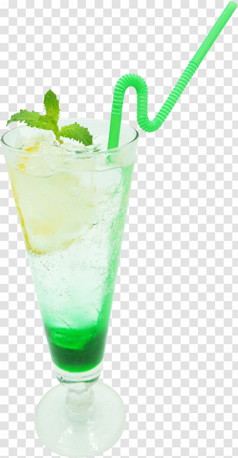 Rickey Juice Mojito Cocktail Garnish Lemonade - Lemon Transparent PNG