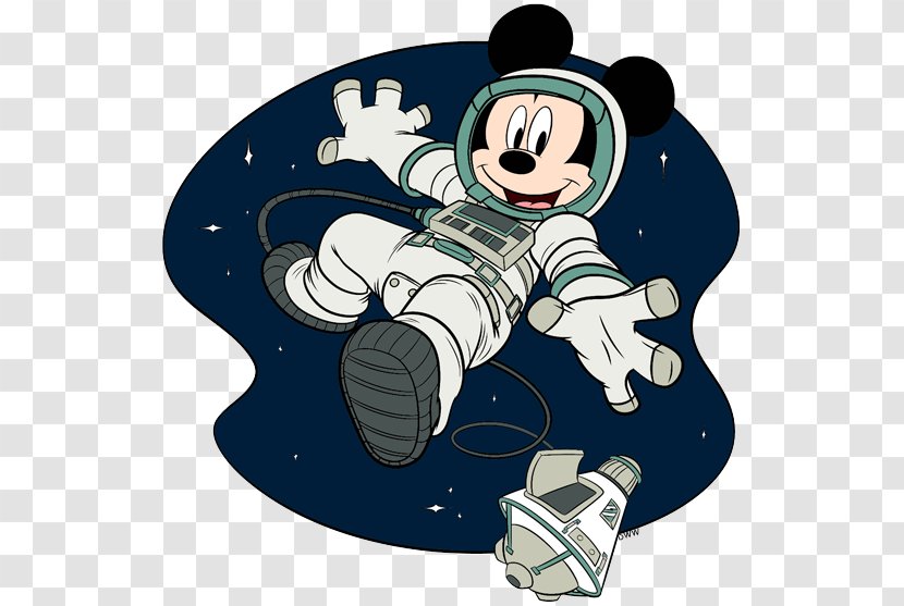 Mickey Mouse Minnie Clip Art Donald Duck Goofy - Anstronaut Cartoon Transparent PNG