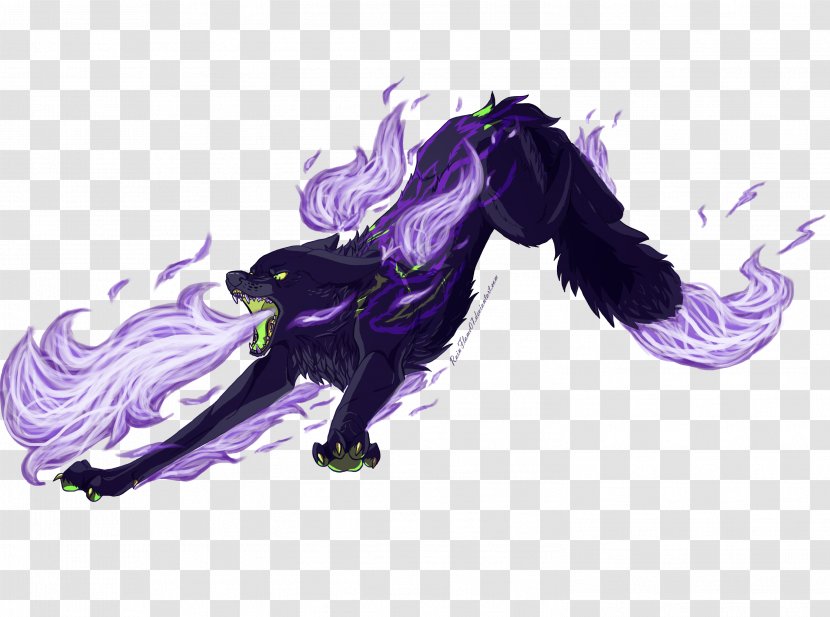 Commission Came Traveling Fire Breathing Legendary Creature - Purple Transparent PNG