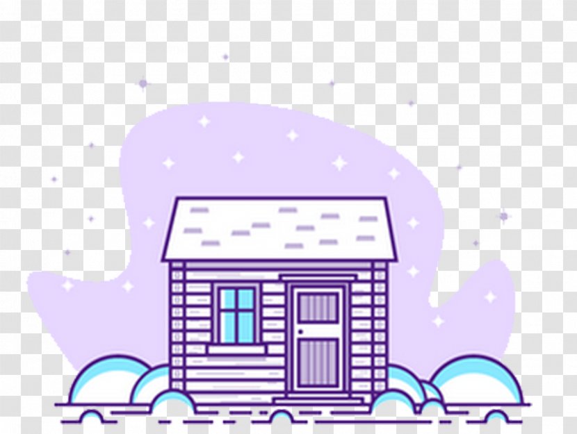 Building House Gratis - Drawing - Purple Transparent PNG