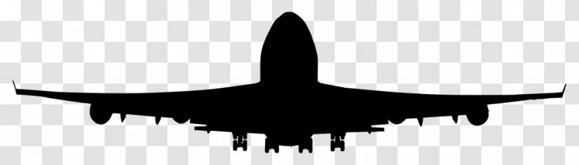 Airplane Silhouette Sticker - Take Off Transparent PNG