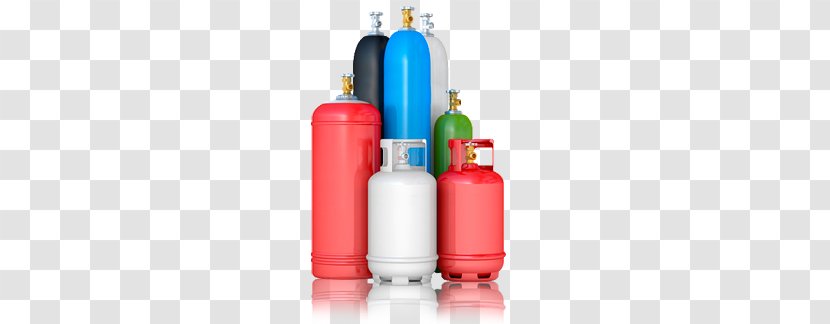 Industrial Gas Cylinder Propane Helium - Bottle - Holder Transparent PNG