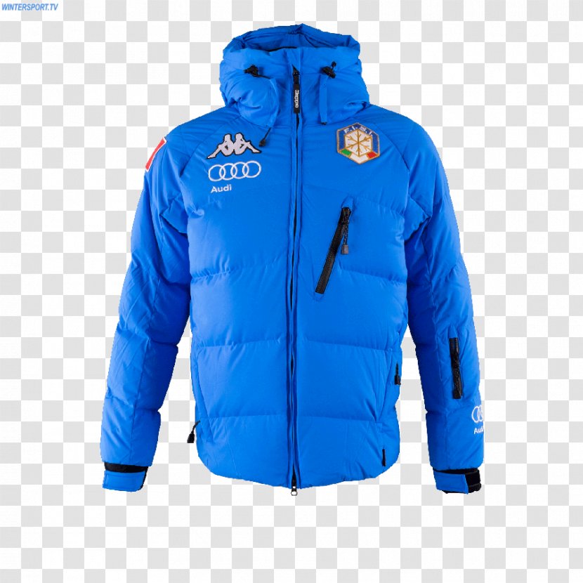 Hoodie Jacket Kappa Daunenjacke Polar Fleece - Sportswear - Alpine Skiing Transparent PNG