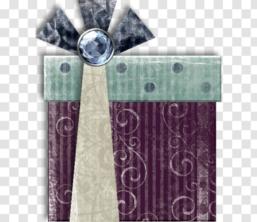 Christmas Decoration Gift Stocking Valentines Day - Card - Purple Gray Striped Boxes Transparent PNG