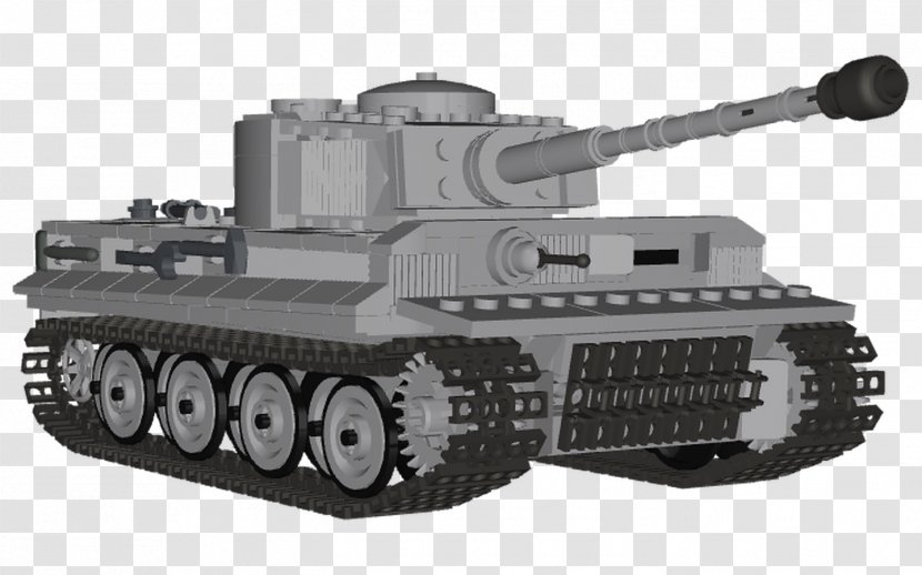 Churchill Tank Self-propelled Artillery Gun Turret - Selfpropelled - Lego Tiger 1 Transparent PNG