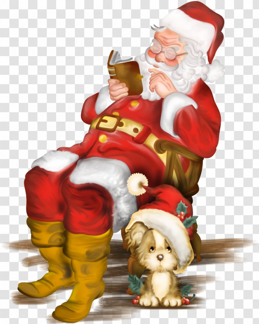 Christmas Santa Claus Saint Nicholas - Eve - Garden Gnome Transparent PNG