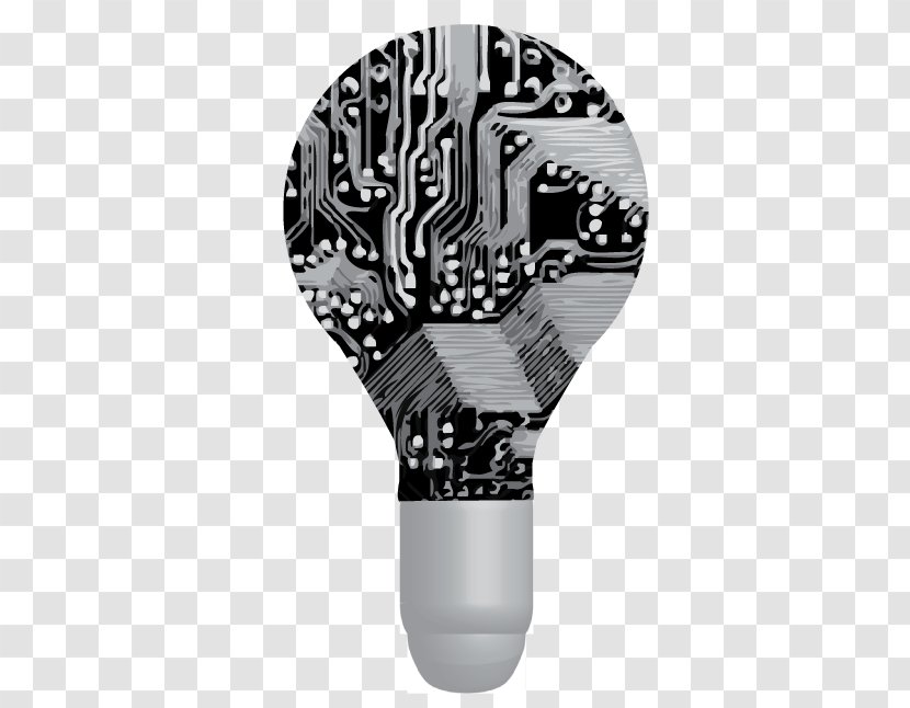 Printed Circuit Board Page Layout Light - Service - Bulb Transparent PNG