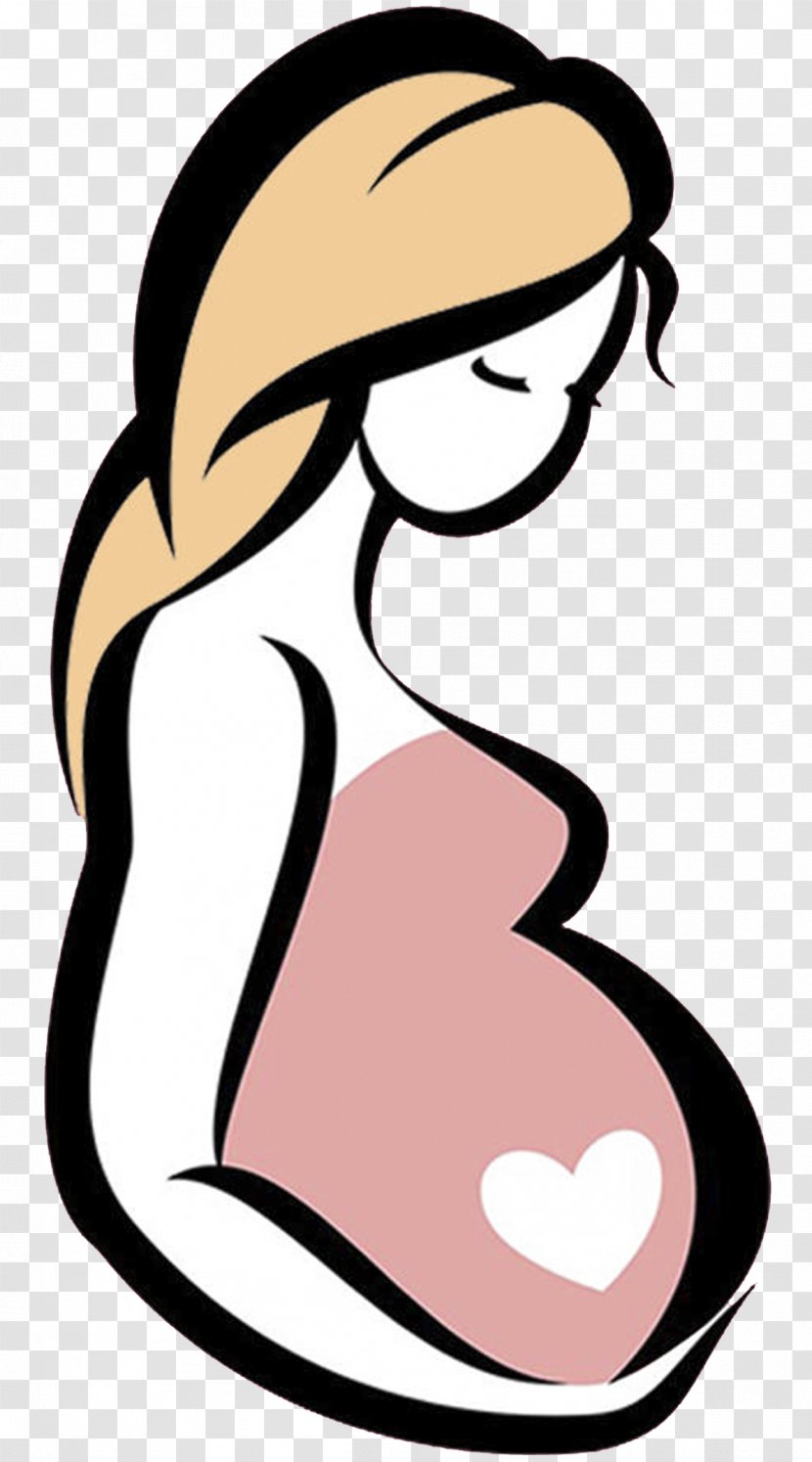 Pregnancy Cartoon Clip Art - Loves Pregnant Woman Picture Transparent PNG