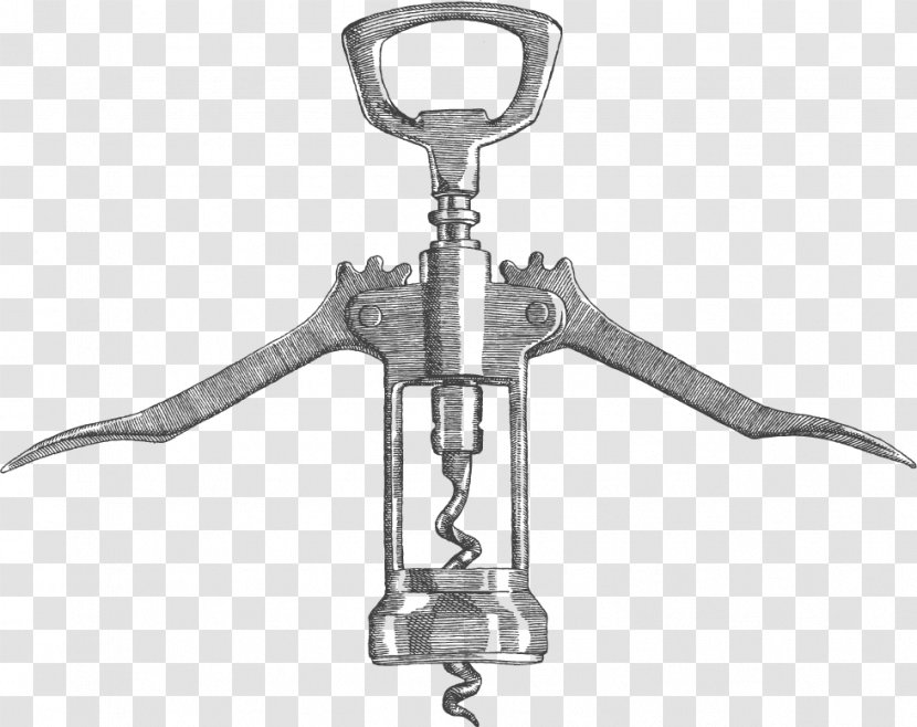 Wine Corkscrew Beverly Hills Drawing - Tool - Small Fresh Ice Cream Transparent PNG