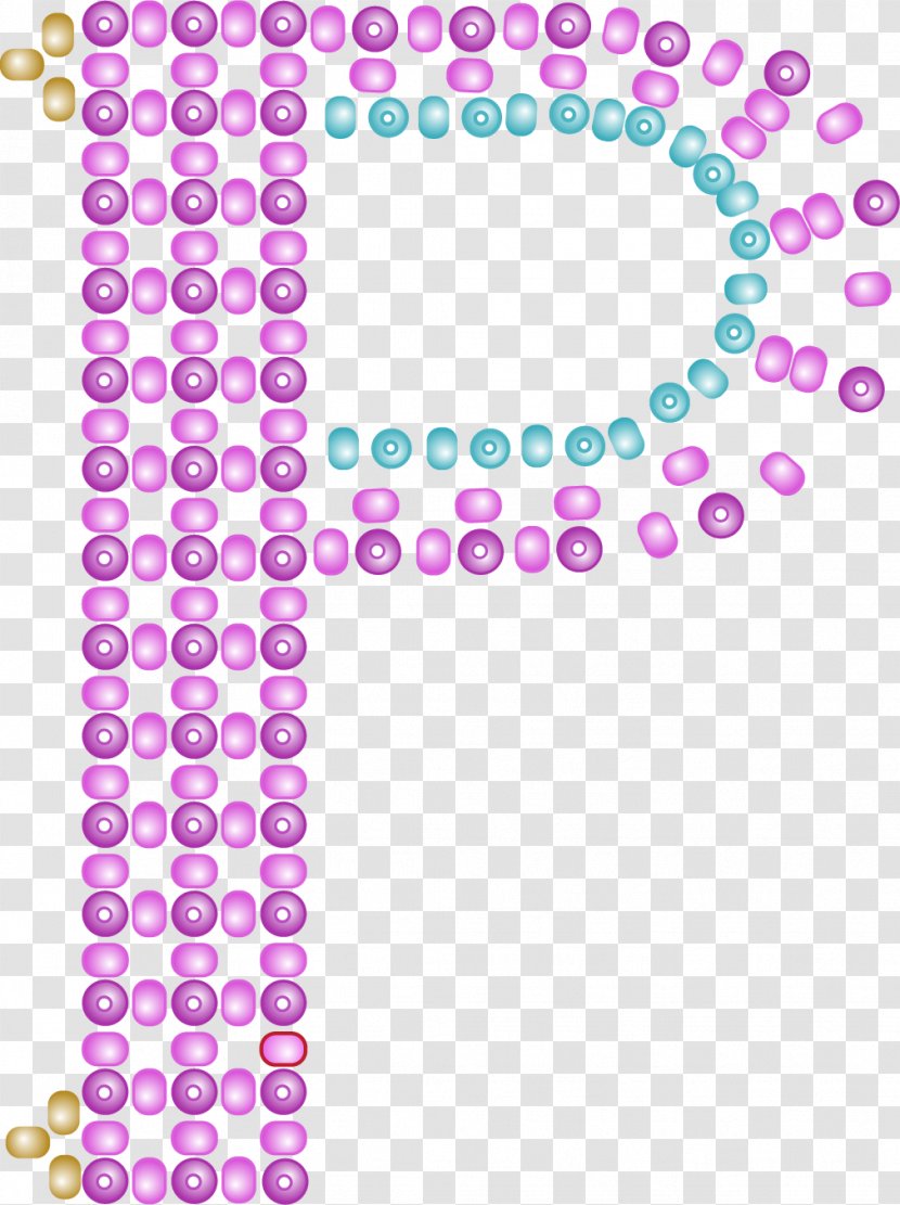 Beadwork Love Letter Writing - Number - Cube Transparent PNG