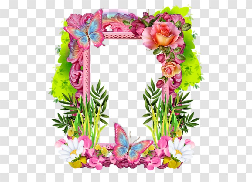Floral Wreath Frame - Cake - Plant Transparent PNG