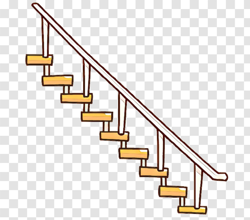 Stairs Line Diagram Transparent PNG