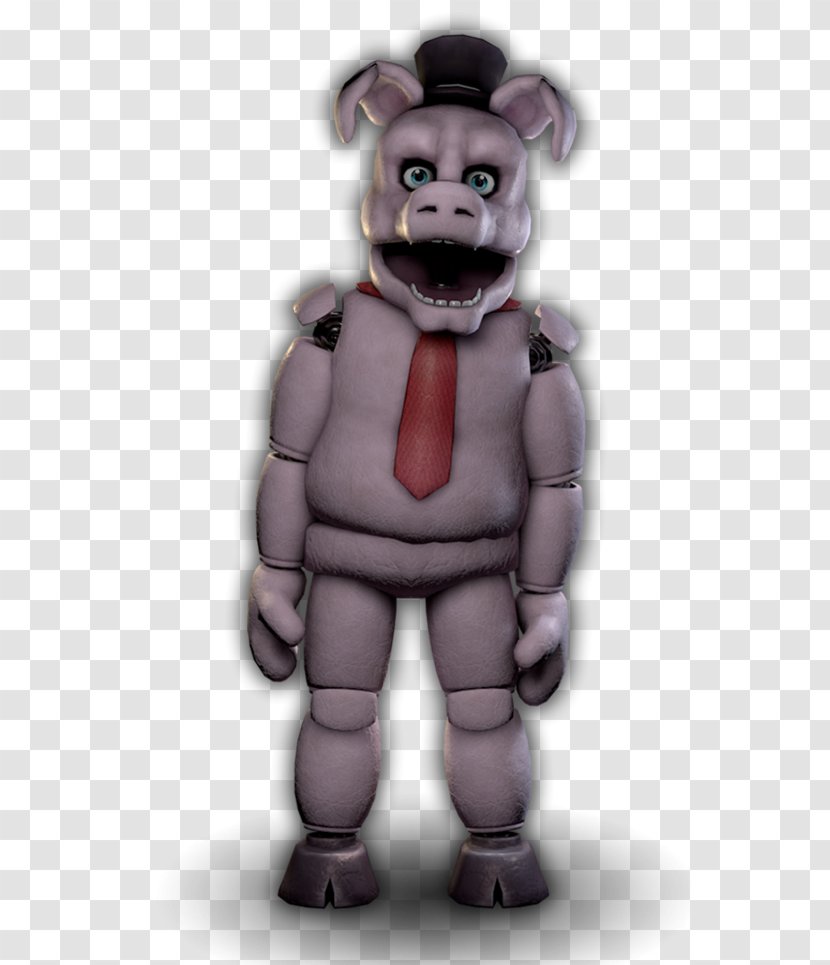 Five Nights At Freddy's Wikia Small Black Pig Animatronics - Artist - Pete Transparent PNG
