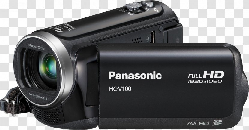 Panasonic HC-V100M Camcorder HM-TA20 - Video Camera Transparent PNG