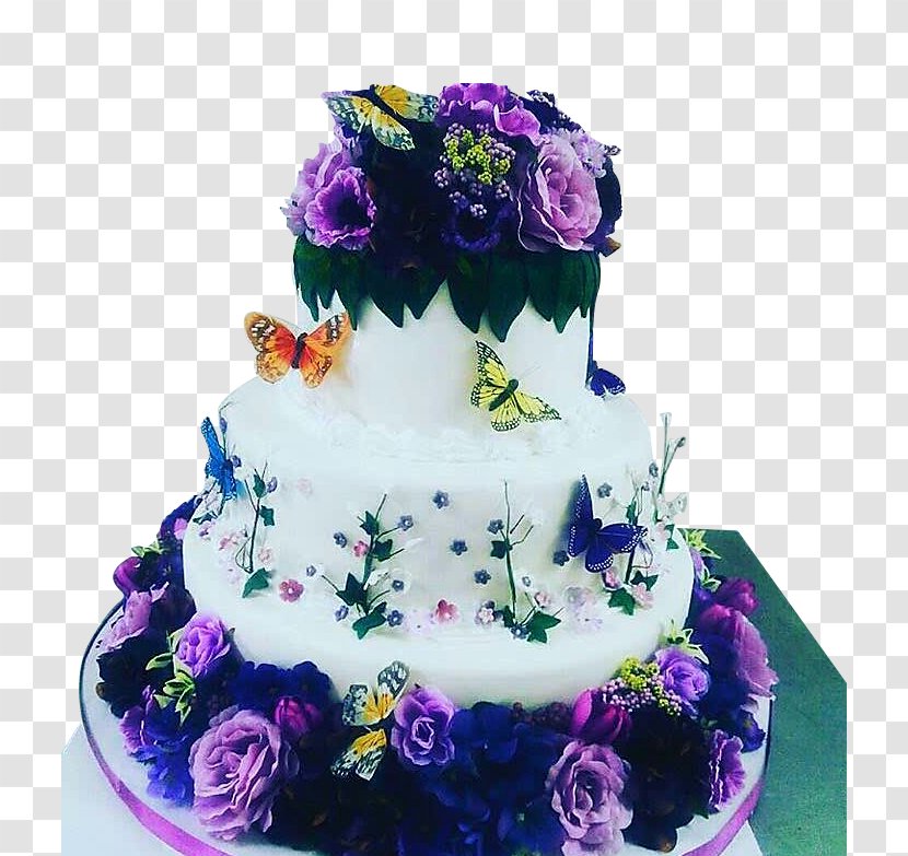 Wedding Cake Birthday Buttercream Decorating - Flower Transparent PNG