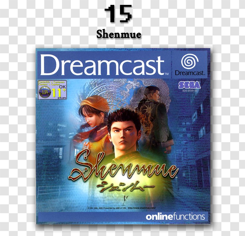 Shenmue II I & Sonic Adventure Skies Of Arcadia - Film Transparent PNG