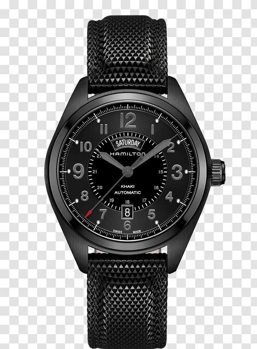 Hamilton Watch Company Automatic Chronograph Strap - Watches Black Mechanical Male Table Transparent PNG