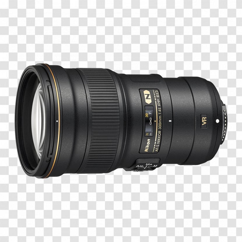 Nikon AF-S DX Nikkor 35mm F/1.8G Telephoto 300mm F/4.0 NIKKOR F/4E PF ED VR Camera Lens Transparent PNG