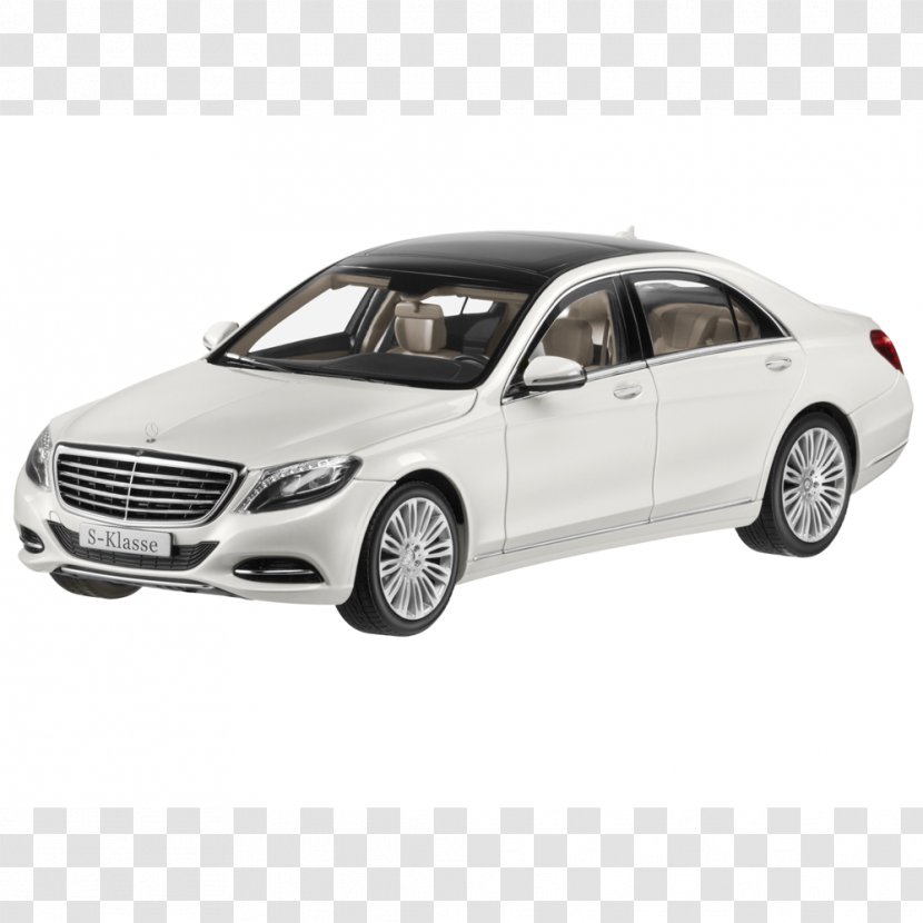 2013 Mercedes-Benz S-Class Sports Car - Hand-painted Vintage Transparent PNG