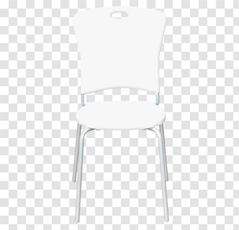 Chair Plastic Armrest - White - Living Room Furniture Transparent PNG